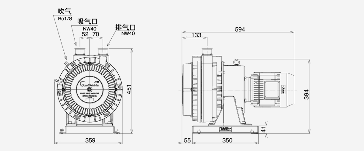 ISPC-1000无油涡旋式真空泵优势